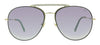 Miu Miu 0MU 53VS AAVGR0 Pale Gold Aviator Sunglasses