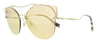 Miu Miu  Pale Gold Butterfly Sunglasses