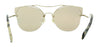 Miu Miu 0MU 52SS ZVN6S0 Pale Gold Butterfly Sunglasses