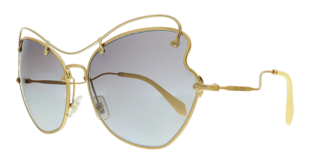 Miu Miu  Gold Butterfly Sunglasses