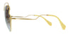 Miu Miu 0MU 56RS 7OE3E2 Gold Butterfly Sunglasses