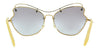 Miu Miu 0MU 56RS 7OE3E2 Gold Butterfly Sunglasses