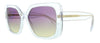 Miu Miu  Transparent Rectangle Sunglasses