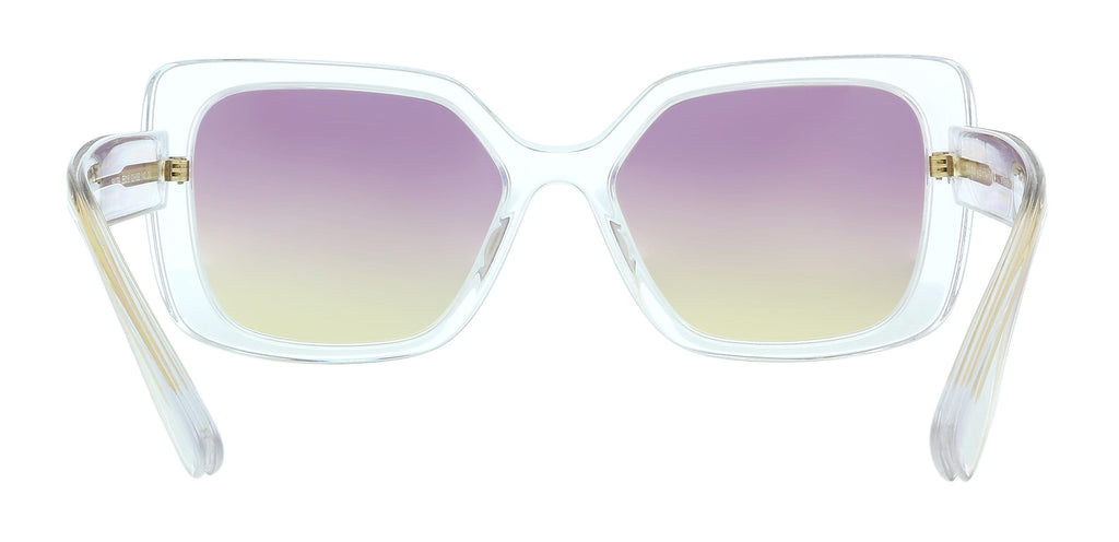 Miu Miu 0MU 09VS 03I09B Transparent Rectangle Sunglasses