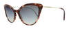 Miu Miu  Light Havana Cat Eye Sunglasses