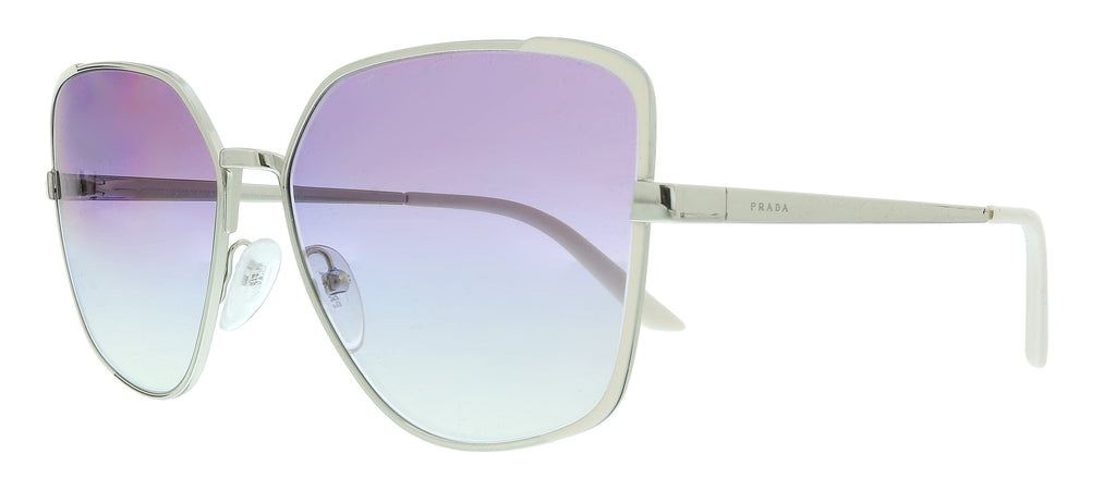 Prada   Silver Oversized Sunglasses
