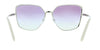 Prada  0PR 60XS 08B4W1 Silver Oversized Sunglasses