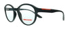 Prada   Black Rubber Prada's stylish take on classic round frames Eyeglasses