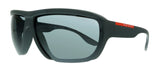 Prada   Black Rectangle Sunglasses