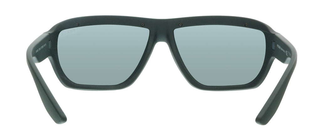 Prada  0PS 09VS TFZ09F Black Rectangle Sunglasses