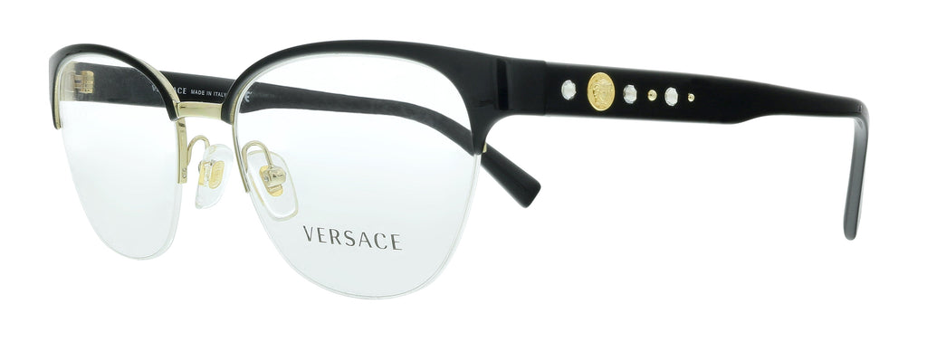 Versace  Black/Gold Butterfly Eyeglasses