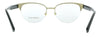 Versace 0VE1255B 1433 Black/Gold Butterfly Eyeglasses