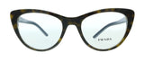 Prada 0PR 05XV 5121O1 Havana/Blue Chess Cat Eye Eyeglasses