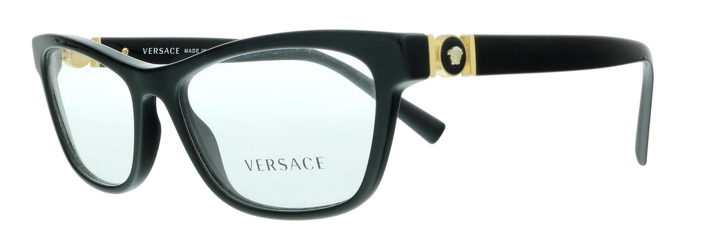 Versace  Transparent Brown Pillow Eyeglasses