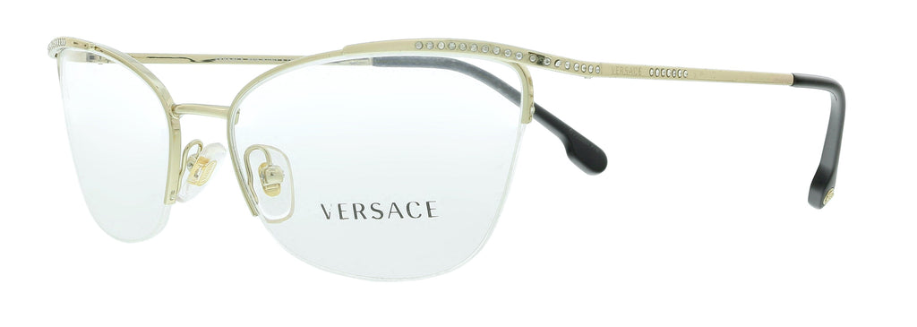 Versace  Pale Gold Cat Eye Eyeglasses