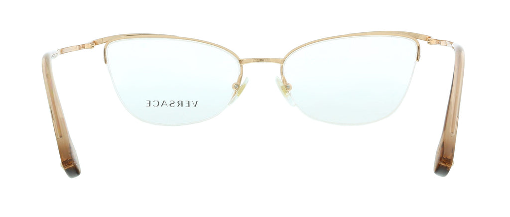 Versace 0VE1261B 1412 Pink Gold Cat Eye Eyeglasses