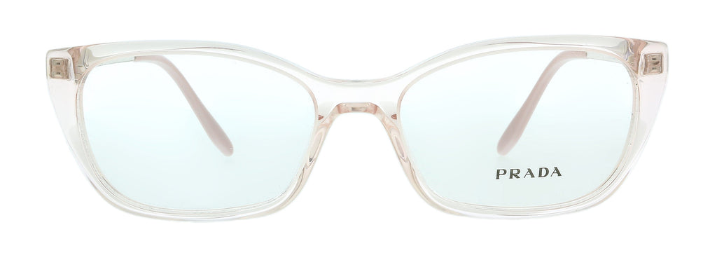 Prada 0PR 14XV 5381O1 Rose Crystal Cat Eye Eyeglasses
