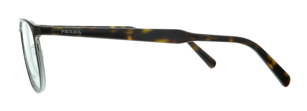 Prada 0PR 54XV 03G1O1 Top Brown On Gunmetal Square Eyeglasses