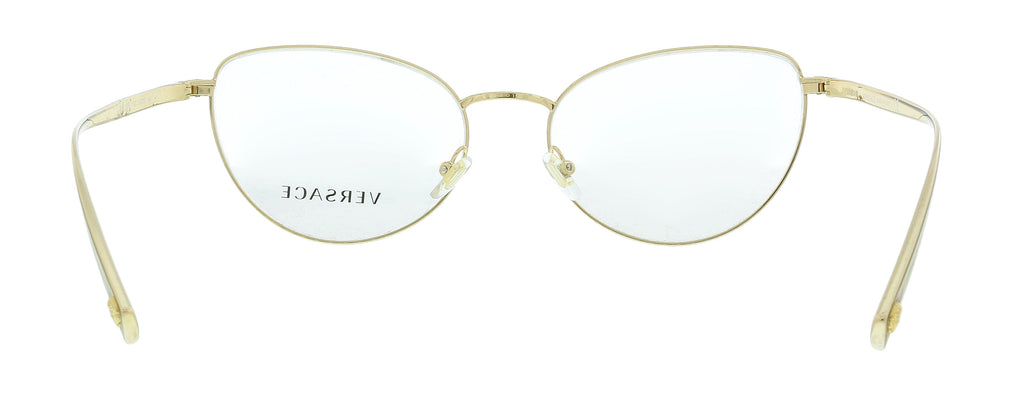 Versace 0VE1266 1002 Pale Gold Cat Eye Eyeglasses