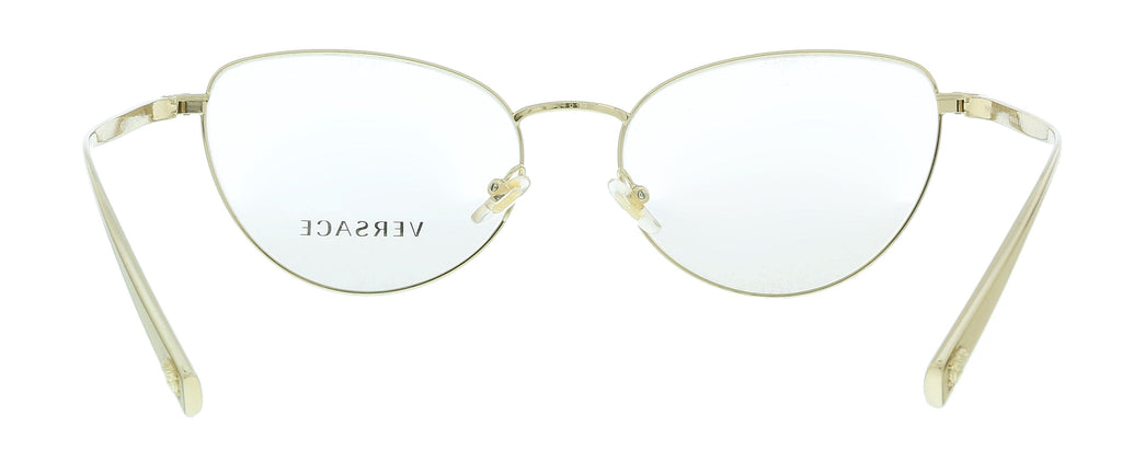 Versace 0VE1266 1252 Pale Gold Cat Eye Eyeglasses