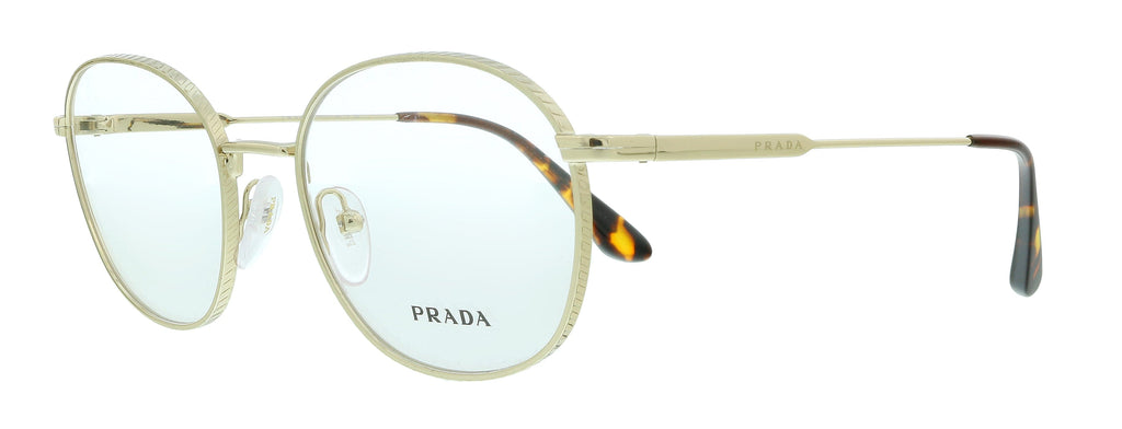 Prada  Pale Gold Phantos Eyeglasses