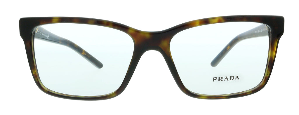 Prada  0PR 17VV 2AU-1O1 Havana Rectangle Eyeglasses