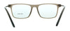 Prada 0PR 01WV 09F1O1 Crystal Taupe Rectangle Eyeglasses