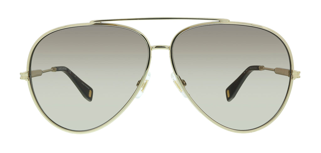 Marc Jacobs MJ 1007/S HA 001Q Gold Brown Aviator Sunglasses