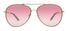 Juicy Couture JU 599/S 2S 0AU2 Red Gold Aviator Sunglasses