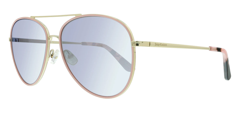 Juicy Couture  Gold Pink Aviator Sunglasses