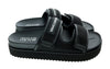 Versace Jeans Couture Black Black Double Strap Sandals-