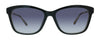 Juicy Couture JU 604/S 9O 00WM Black Beige Rectangle Sunglasses