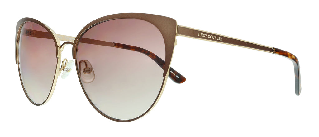 Juicy Couture  Matte Brown Rectangle Sunglasses
