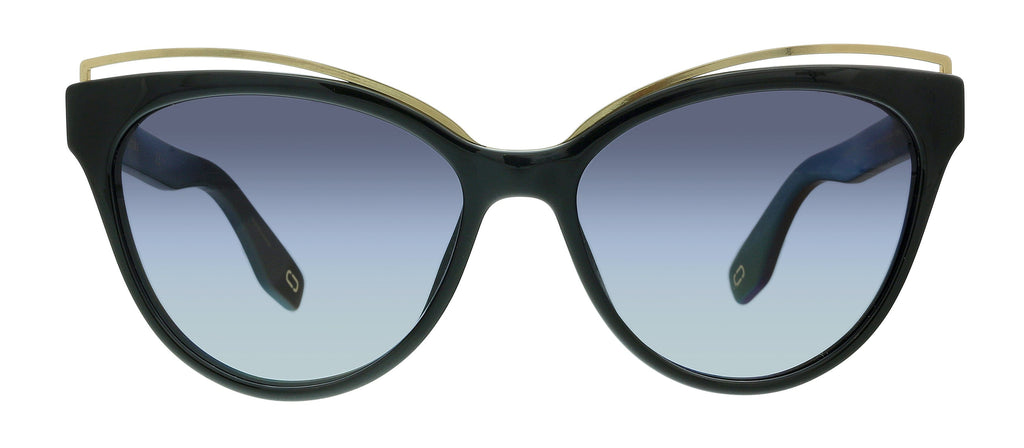 The Marc Jacob MARC 301/S 9O 0807 Black Cateye Sunglasses