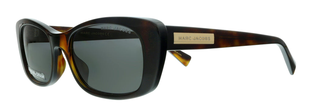 The Marc Jacob  Havana Glitter Rectangle Sunglasses