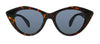 Rag And Bone RNB1028/S IR 0086 Havana Cateye Sunglasses