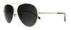 Rag And Bone  Gold Havana Aviator Sunglasses