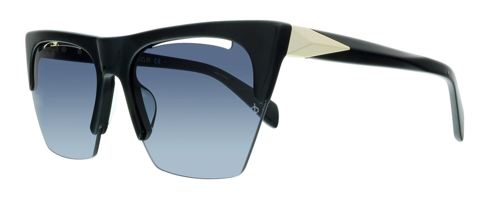 Rag And Bone  Black Rectangle Sunglasses