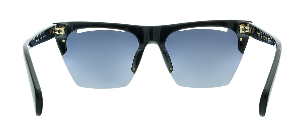 Rag And Bone RNB1038/S 9O 0807 Black Rectangle Sunglasses