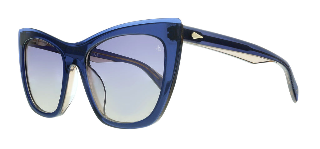 Rag And Bone  Blue Beige Cateye Sunglasses