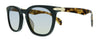 Rag And Bone  Black Gold Square Sunglasses