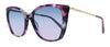 Love Moschino  Havana Violet Square Sunglasses