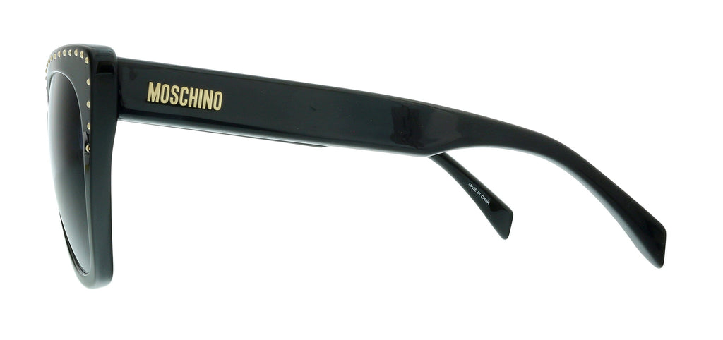 Moschino MOS005/S 9O 0807 Black Cateye Sunglasses