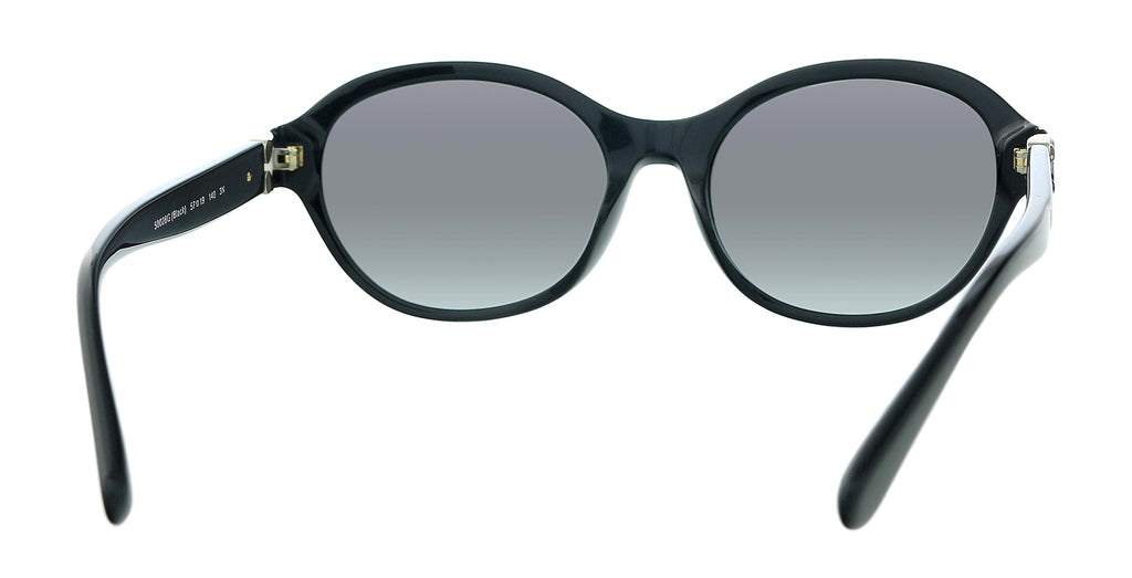 Coach 0HC8293 50028G Black Oval Sunglasses