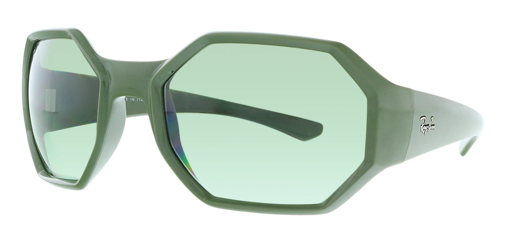Ray-Ban  Military Green Square Sunglasses