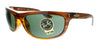 Ray-Ban  Striped Brown Rectangle Sunglasses