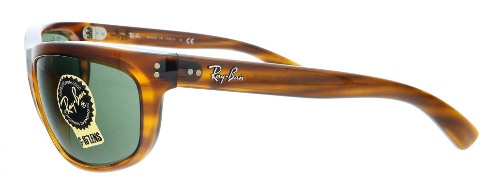 Ray-Ban 0RB4089 820/31 Balorama Striped Brown Rectangle Sunglasses
