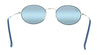 Ray-Ban 0RB3547 9156AJ Matte Dark Blue On Copper Oval Sunglasses