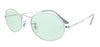 Ray-Ban  Silver Oval Sunglasses