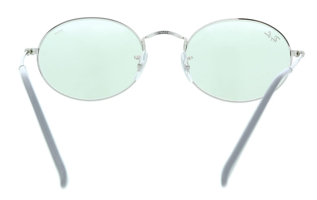 Ray-Ban 0RB3547 003/T1 Silver Oval Sunglasses